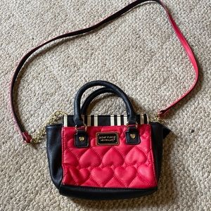 Betsy Johnson red purse